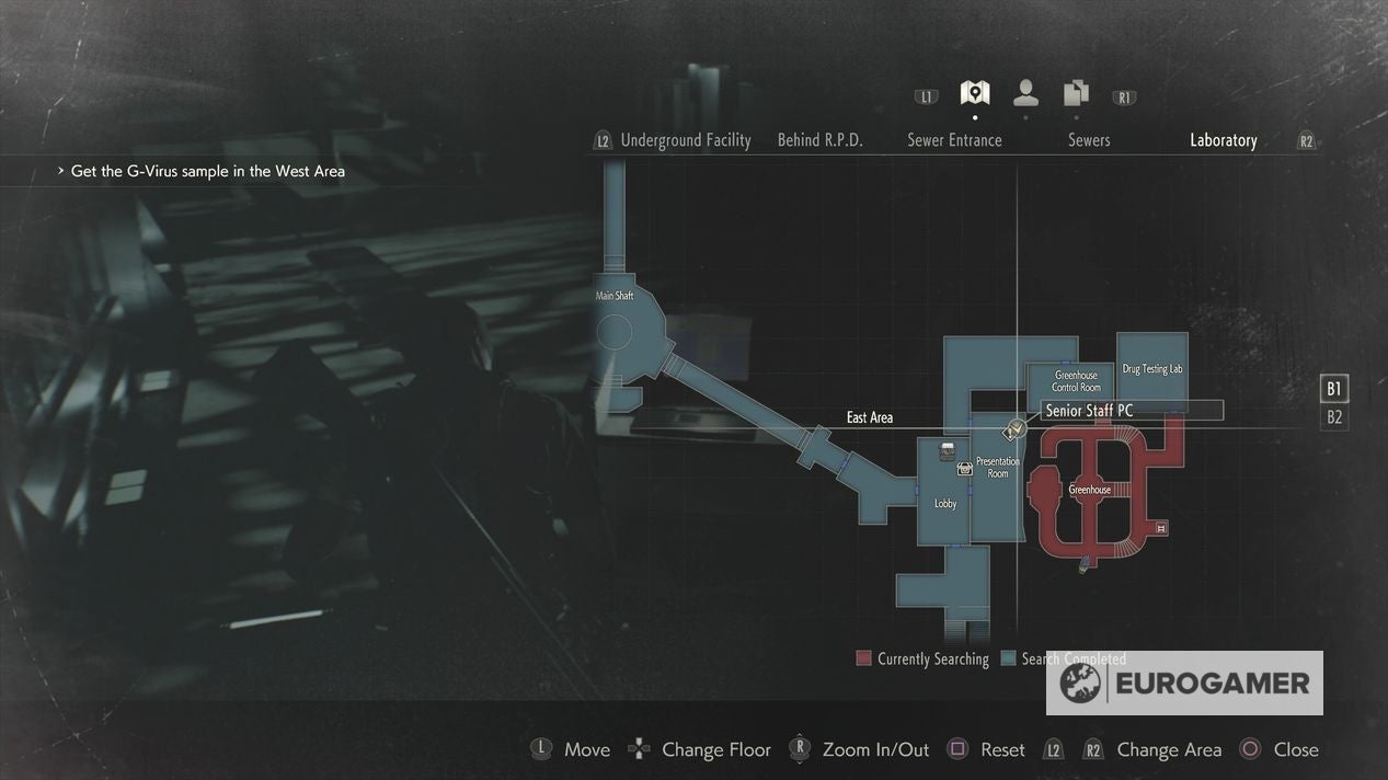 Resident Evil 2 Drug Testing Lab puzzle solution, cooling the